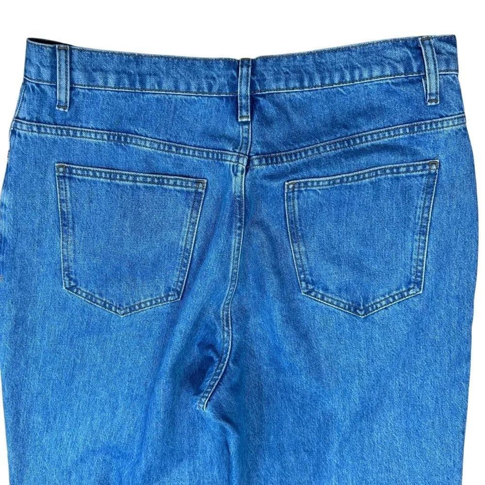 Frame Wide Leg Jeans 31 High Rise Everyday Quiet Luxury Streetwear Rolled Cuff